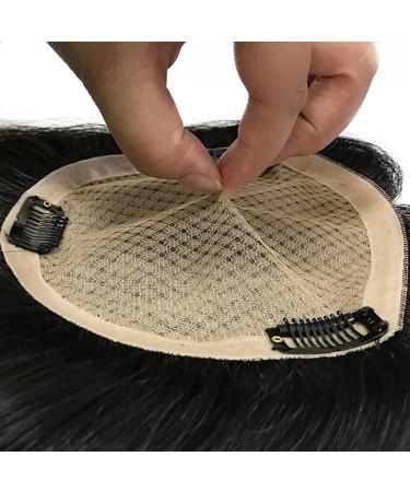 16X18CM Hand Tied Silk Base Human Hair Topper 6-20" European Virgin Hair Breathable Silk Top Lace Topper Clips In Straight Hair Piece for Women (Color : 20 inches Size : 16X18cm) 16X18cm 20 inches - Buy Online on GoSupps.com