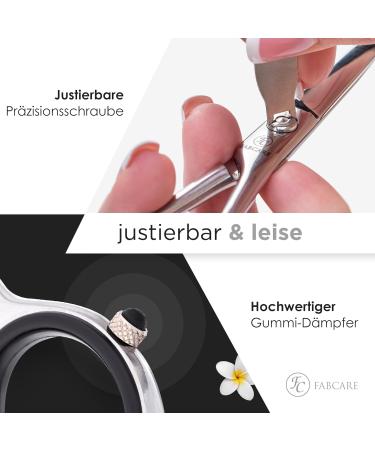 Fabcare Professional Effilator Scissors - 5.5 Extra Sharp Thinning Scissors with Comb & Etui | Premium Hairdresser Tools - Buy Online on GoSupps.com