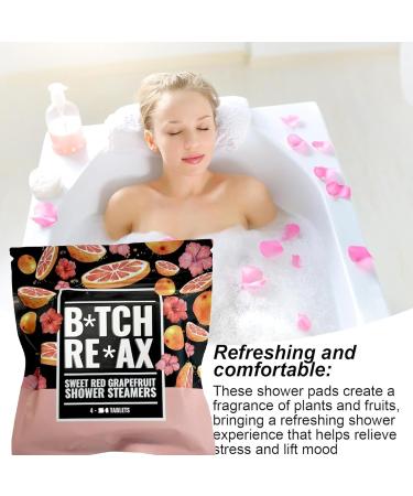 Shower Steamers Gift Set Shower Steamers Aromatherapy Kit Unique Bath Care Kit Self Care and Relaxation Stress Relief Birthday Gifts for Women (Pink) - Buy Online on GoSupps.com