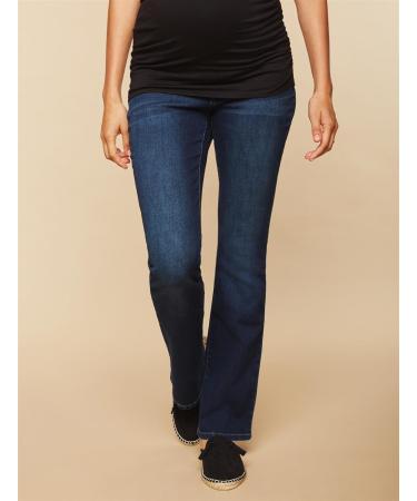 Motherhood Maternity Women's 1X Dark Wash Jeans - Stylish & Comfortable Maternity Wear - Buy Online on GoSupps.com