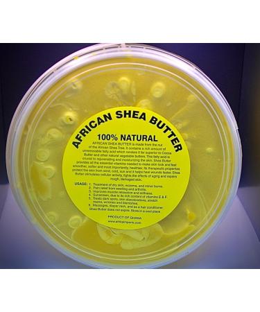 100% Natural Organic Shea Butter - 5lbs Yellow | Premium Skin Moisturizer for All Skin Types - Buy Internationally - Buy Online on GoSupps.com