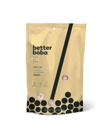 Better Boba All-Natural Classic Boba Pearls - Made in the USA with No Artificial Ingredients or Preservatives - Easy to Make - Buy Online on GoSupps.com