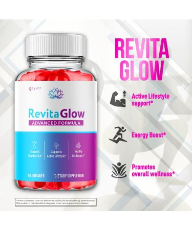 (2 Pack) RevitaGlow Gummies Official Revita Glow Gummys with Apple Cider Vinegar Advanced Skin Health Support Supplement with Premium Beauty Vitamins Revitaglow Women's Health (120 Gummies) - Buy Online on GoSupps.com