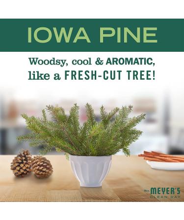 Mrs. Meyer's Clean Day Room Freshener - Iowa Pine, 8 Fl Oz | Natural Air Freshener - Buy Online on GoSupps.com