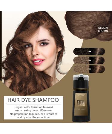 Hair Dye Shampoo Long Lasting Hair Instant Dye Shampoo Instant Hair Dye Shampoo Natural Hair Color Shampoo for Gray Hair Black Hair Dye Shampoo 2 in 1(Black) - Buy Online on GoSupps.com
