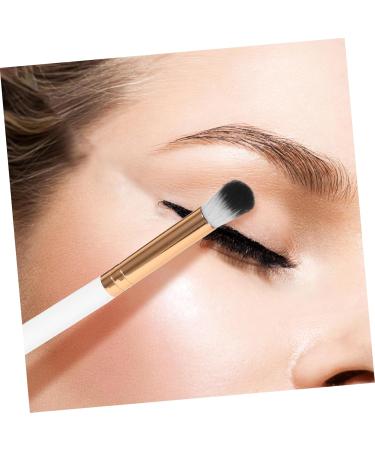 FRCOLOR 10pcs Makeup Brush Set - Precision Eyeshadow & Concealer Brushes with White Wooden Handles - Perfect Eye Makeup Tools for Flawless Application - Buy Online on GoSupps.com