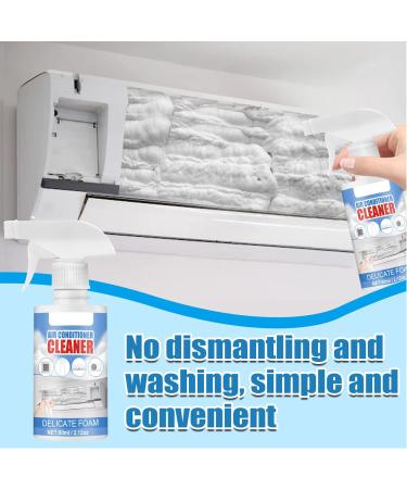 60ml Household Air Conditioner Cleaner Air Foaming Cleaner Cleaning Spray No Disassembly Wash-Free Deodorizer Air Conditioner Coil Condenser Cleaning Tools (2Pcs) - Buy Online on GoSupps.com
