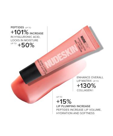Nudestix Hydrating Peptide Lip Butter Tint Set 3-Piece Glossy Lip Balm Kit with Avocado Shea Butter & Peptides | Plumping Moisturizing Nude Lip Tints | Clean Vegan & Cruelty-Free - Buy Online on GoSupps.com