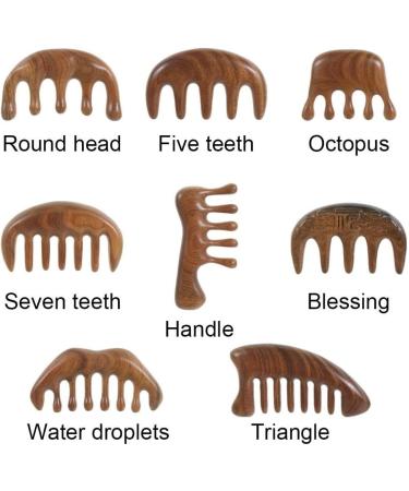 Duudah Wooden Massage Roller & Tools | Green Sandalwood Scalp Comb Meridian Bar & More | Free Shipping Worldwide - Buy Online on GoSupps.com