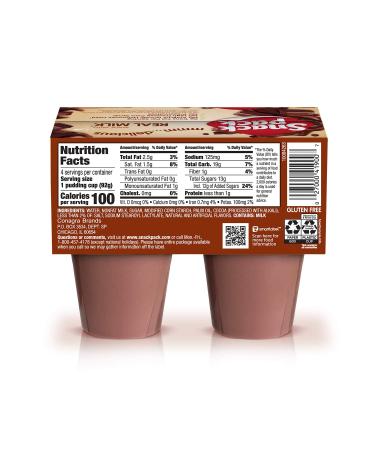 Snack Pack Chocolate Pudding Cups - 3.25oz (4 Count) | Delicious Treat for On-the-Go - Buy Online on GoSupps.com