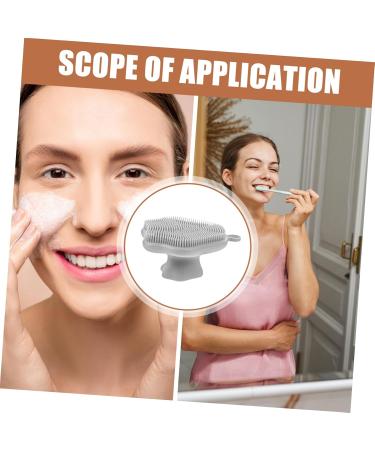 Didiseaon Face Brush Face Scrubber Face Exfoliator Face Exfoliation Brush Facial Brush Silicone Bath Scrubber Bath Brush Multifunctional Brush Deep Cleaning Man Silica Gel - Buy Online on GoSupps.com