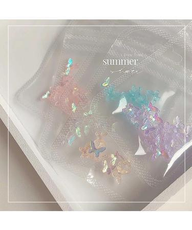 VBKITW 3PCS Nail Art Decoration Set | 150pcs 3D Charms - Hearts Bears Butterflies Flowers for Valentine's Day DIY Nail Designs - Buy Online on GoSupps.com