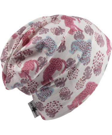 Sterntaler Beanie Leopard - Baby President UV Protection 50+ Light Hat for Girls | Leopard Print Sun Protection 55 ECRU - Buy Online on GoSupps.com