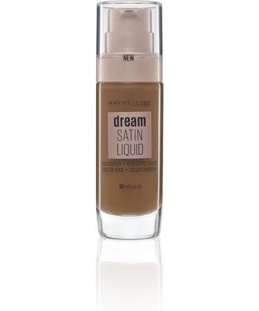 Maybelline Dream Satin Liquid Foundation - 72 Rich Cocoa (30ml) - Buy Online on GoSupps.com