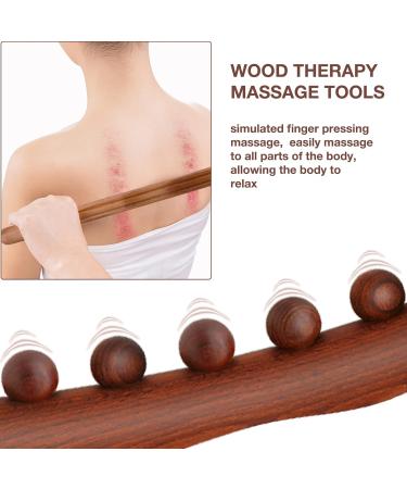 2 x Lymphatic Drainage Massager & Wood Therapy Tools - Cellulite Remover & Pain Relief for Body Shaping - Buy Online on GoSupps.com