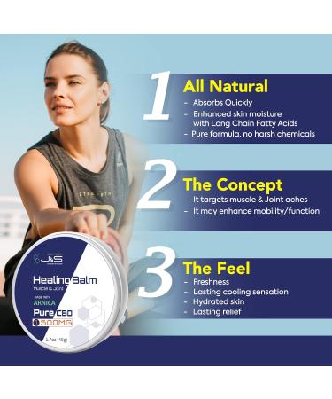 Joint & Spine Biotech Hemp Extract Healing Balm - Natural Relief for Back, Neck, Hip, Shoulder, and Knee Pain - Buy Online on GoSupps.com