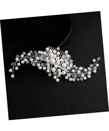 Angoily 1 Pc Hair Comb Women Decorative Hairpin Hairpins Crystal Headpiece Hair Accessory Hair Decorations Clip for Hair Wedding Hair Side Combs Dress Bride Accessories Alloy - Buy Online on GoSupps.com