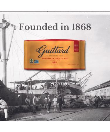 Guittard Semi-Sweet Chocolate Chips 12 oz - Premium Baking Chocolate for International Shipping - Buy Online on GoSupps.com