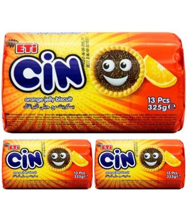 Mit Pufai Grocery, Eti Cin Jelly Biscuit à l'orange 325 gx 3 packets