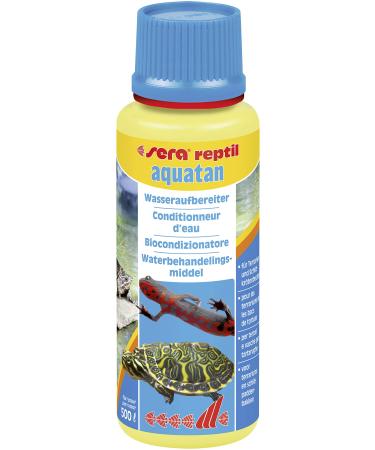 Sera reptile aquatan 100 ml - species -appropriate water for turtle frog and Co. water turtles - water tortober turtles newts axolotl frogs 120 pieces (1 Pack)