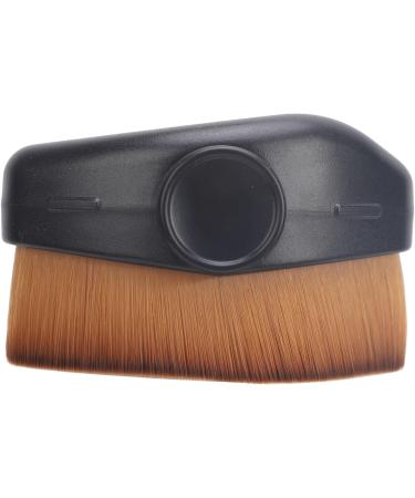 Sunscreen Brush Sun Lotion Applicator Synthetic Fiber Comfortable Grip Precise and Gentle Control Dense Bristles with Protective Cap for Travel (Brown) - Buy Online on GoSupps.com