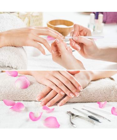 12-Piece White Nail Whitening Pencils with Cuticle Pusher - DIY French Nail Design Manicure Supplies - Buy Online on GoSupps.com