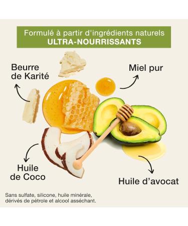Creme of Nature Pure Honey Hair Food Avocado Mousse Coiffante base d'Huile d'Avocat et de Miel Soin Coiffant pour Cheveux Boucl s Fris s Cr pus D finit les boucles et R duit les frisottis - 207ml - Buy Online on GoSupps.com