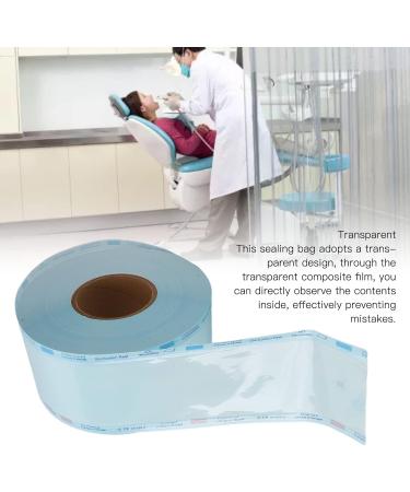 Cleaning Sealing Bag Packaging Multiple Usage Dental Equipment Professional Self Sealing Pouch Transparent for Home for Women (100mm*200m) - Buy Online on GoSupps.com