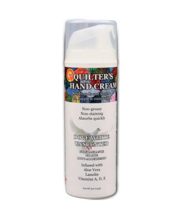 Quilter's Hand Cream Dove White Unscented 5 Oz for Quilters by the makers of Original Udder Balm