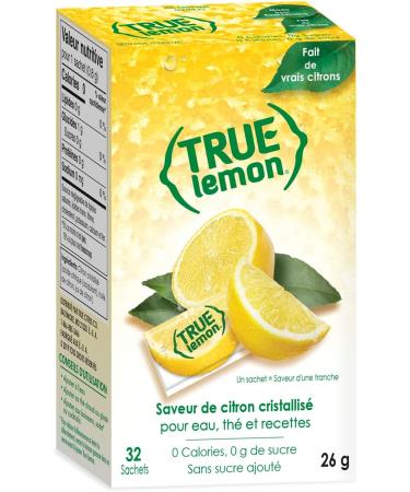 TRUE CITRUS Lemon Beverage Powder 32-Count 25.8G - Buy Online on GoSupps.com