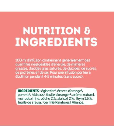 Elephant Flavored Infusion Peach Apricot and Thyme Flavor Rainforest Alliance Certified 100% Natural Ingredients - Buy Online on GoSupps.com