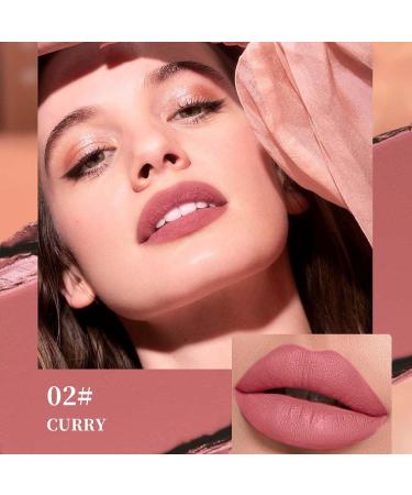 Lip Line Waterresistant lipstick 2in1 for women 6 color gradients longlasting hydration shiny and silky soft prevents lip leaves and impurities light brown - Buy Online on GoSupps.com