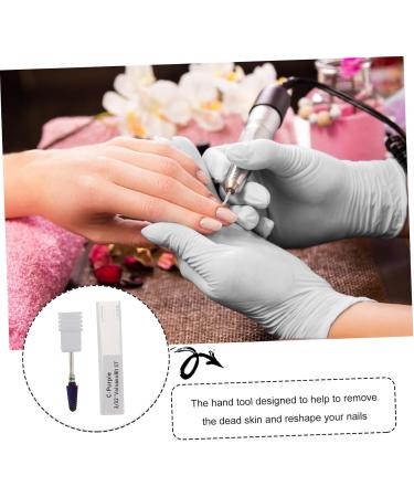 Ipetboom 1pc Nail Polisher Manicure Drill Tool Manicure Drill Bits Nail Grinding Head Nail Drill Heads Nail Salon Drill Bits Steel Nail Drill Bit White Tungsten Steel Cosmetic 7x1.5cm White - Buy Online on GoSupps.com