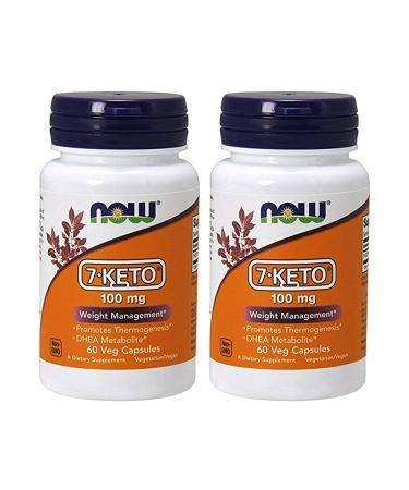 NOW Foods 7-KETO 100 mg - 60 Veg Capsules
