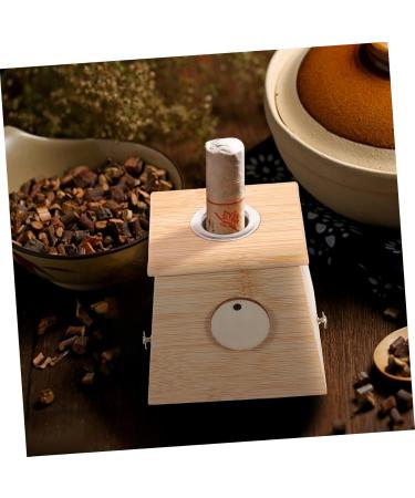 Gleavi 2-Pack Moxibustion Box - Wooden Moxa Holder for Mugwort Tuning Burner Massage Tools (9.5x8.5cm) - Buy Online on GoSupps.com