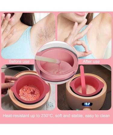 Fituenly Reusable Silicone Wax Shell for Warmers | Non-Stick Wax Pot Replacement & Spatula | Ideal for Home Salon - Buy Online on GoSupps.com