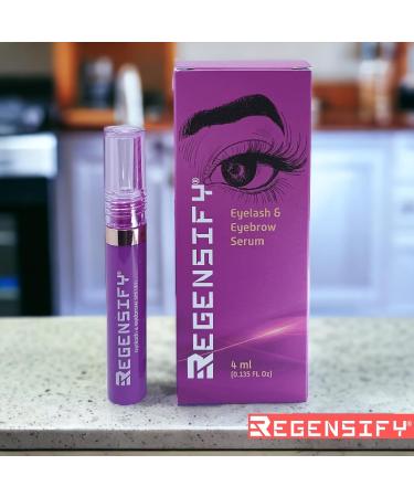 REGENSIFY Eyelash & Eyebrow Growth Serum - Voluminous Lashes & Brows | Capixyl Redensyl Biotin & More - 4ml - Buy Online on GoSupps.com