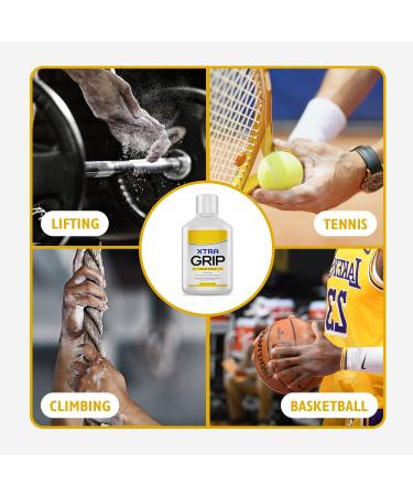 Xtra Grip Liquid Chalk: Ultimate Sport and Pole Grip Solution for Weight Lifting, Climbing, and Pole Dancing - Improve Your Grip and Enhance Performance with This Premium Gym Chalk and Gaming Lotion - Dry Hands Solution - Buy Online on GoSupps.com