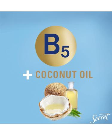 Secret Derma+ Nourishing Antiperspirant & Deodorant with Vitamin B5 & Coconut Oil 48hr Protection - 2.5oz (Pack of 1) - Buy Online on GoSupps.com