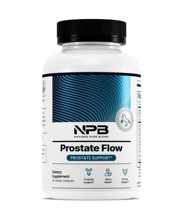 Nature s Pure Blend Prostate Flow Prostate Health Supplements for Men with Saw Palmetto, Herbal Complex and Essential Nutrients Support for Flow, Balance, Hair Strength, and Wellness 90 Capsules