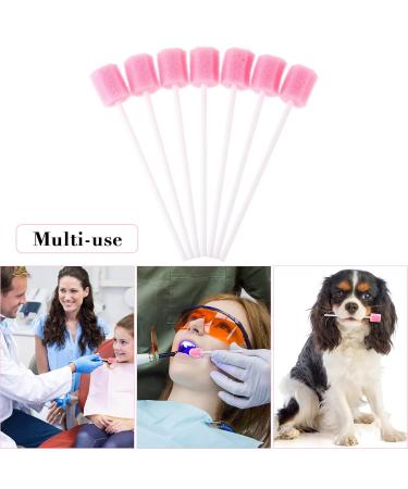 EXCEART Oral Care Swabs - 100pcs Disposable Dental Sponge for Sterile Oral Cleaning - Buy Online on GoSupps.com