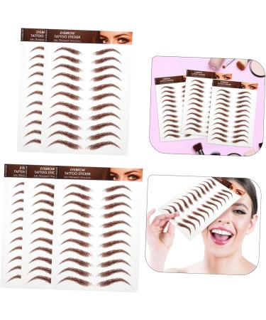  Beatifufu 5 Sheets Eyebrow Stickers Simulation Eyebrows Sticker Eyebrow Tattoos For Eyebrow Care Shaping - Buy Online on GoSupps.com