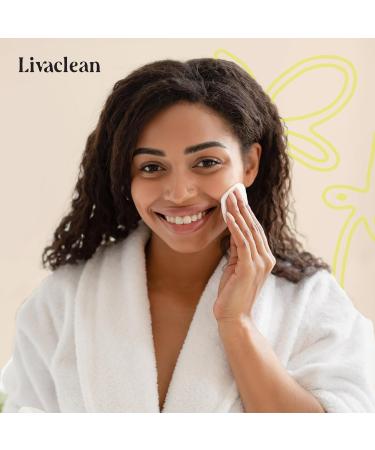 LivaClean 60 CT 20% Glycolic Acid Peel Pads with Aloe Vera Resurfacing Toner Pads for Face Exfoliating Wipes for Fine Lines Wrinkles Large Pores Textured Skin Includes Tweezer - Buy Online on GoSupps.com