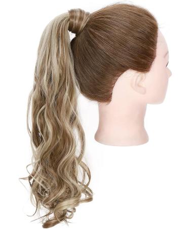 Ponytail Extension - Long Curly Clip-In Hairpiece for Women - Brown/Black/Blonde - 17 Inch - Buy Online on GoSupps.com