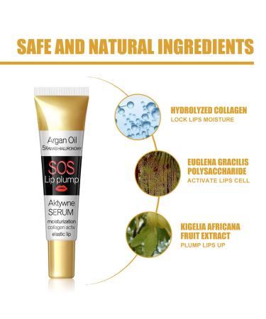 Cynamus Lip Plumper | Natural Makeup Lip Gloss & Serum | Vitamin E Lip Care for Fuller Softer Lips - International Shipping - Buy Online on GoSupps.com