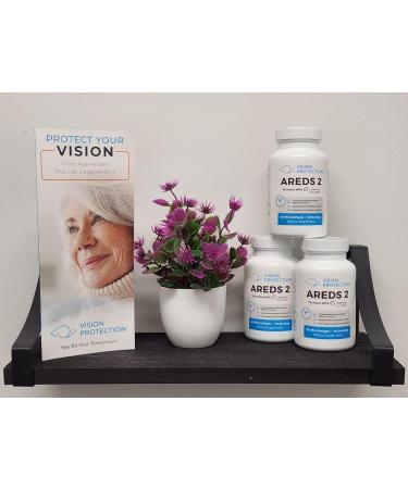 VISION PROTECTION AREDS 2 Eye Vitamin & Mineral Supplement for Ocular Health Natural Eye Institute AREDS 2 Study Formula with Lutein Vitamin C & Zeaxanthin 120 Mini Softgels - Buy Online on GoSupps.com