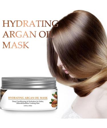 Hydrating Hair Mask - 100ml Moisturizing Treatment Mask Conditioning Treatment | For the Whole Family: Teenagers Grandparents Husbands and Wife - Buy Online on GoSupps.com