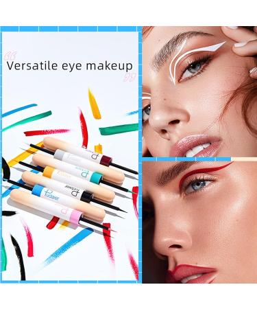 Espoce Dark Green Liquid Eyeliner 0.12 Oz - Quick-Drying, Long-Lasting & Ultra-Fine Colored Eyeliner for Eye Makeup - Buy Online on GoSupps.com