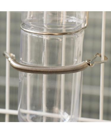 MISUVRSE Spring with 2 Clips Used Singly or in Combination to Hold Rabbit Water Dispenser Drinking Bottle for Small Animals - Buy Online on GoSupps.com