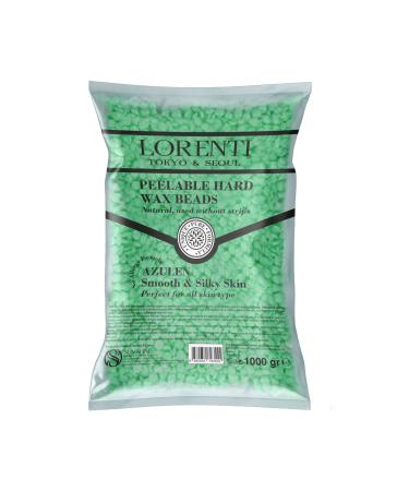 Sun Shine Kozmetik Lorenti Professiona Hard wax beads 1000 g painless hair removal of the entire body and face vegan 100 natural less pain wax for women and men Azulen beads